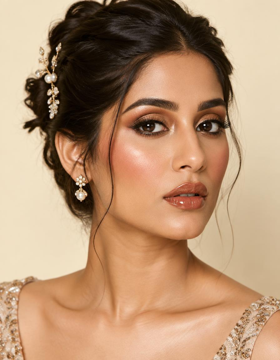 Festive Bronze — Party look by Élan studio
